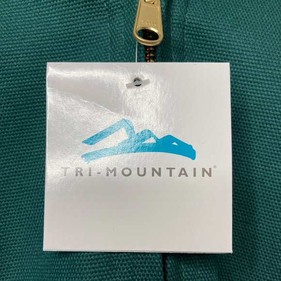 Tri Mountain Hooded Jacket in Green - Picture 5 of 7